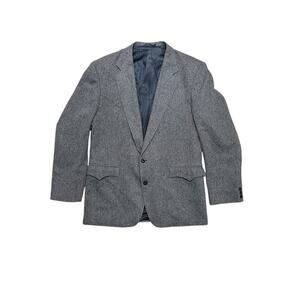 Vintage Circle S Dallas Texas Western 100% Wool Blazer /‎ Jacket - USA - 44L